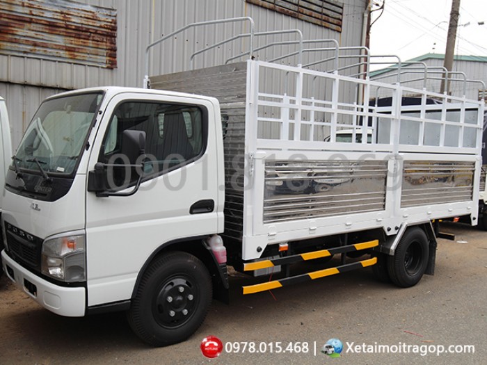 Xe Tải Fuso 1T9 Thùng Kín, xe tải fuso canter 4.7LW 1 tấn 9 Bao Vay 95% các Tỉnh