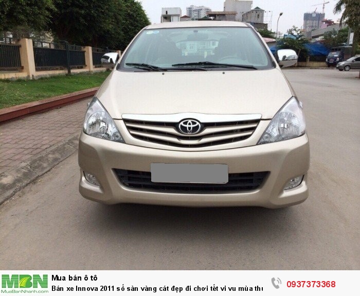 Bán xe Innova 2011 số sàn vàng cát đẹp đi chơi tết vi vu mùa thu