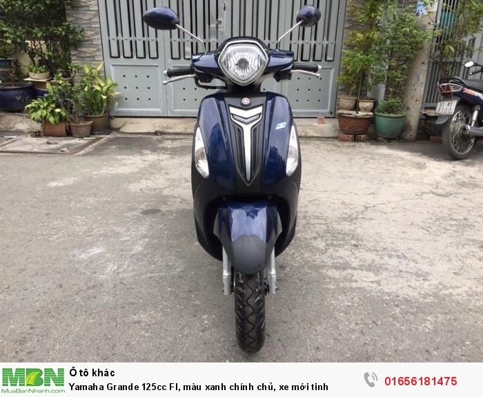 Yamaha Grande 125cc FI, màu xanh chính chủ, xe mới tinh