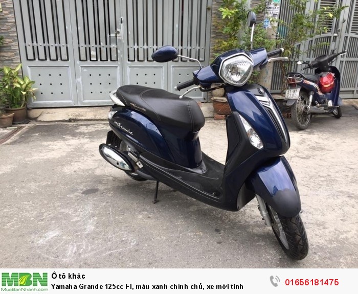 Yamaha Grande 125cc FI, màu xanh chính chủ, xe mới tinh