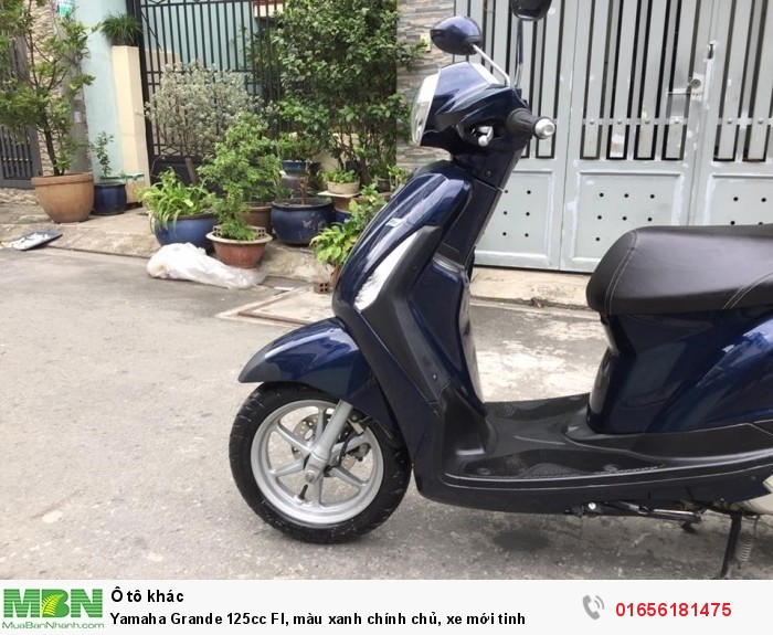 Yamaha Grande 125cc FI, màu xanh chính chủ, xe mới tinh