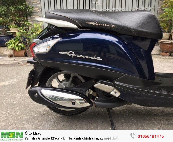 Yamaha Grande 125cc FI, màu xanh chính chủ, xe mới tinh