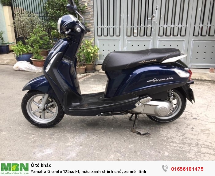 Yamaha Grande 125cc FI, màu xanh chính chủ, xe mới tinh