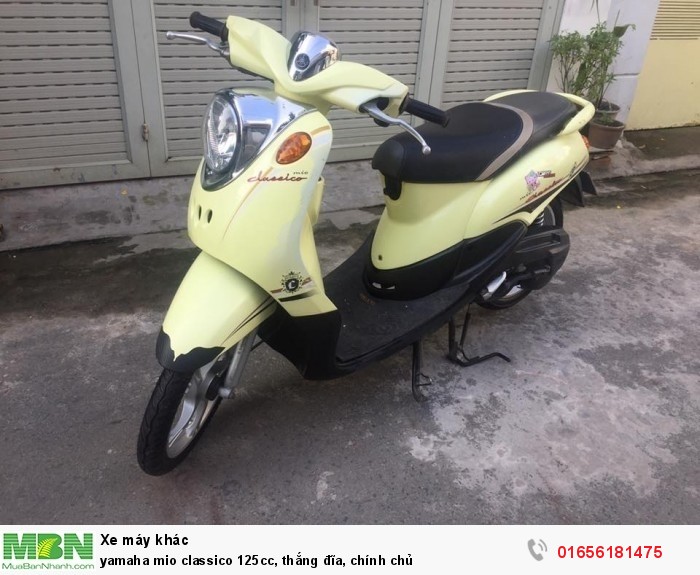 Yamaha Mio Classico màu xanh loại đèn tròn cổ điển ở TPHCM giá 127tr MSP  207593