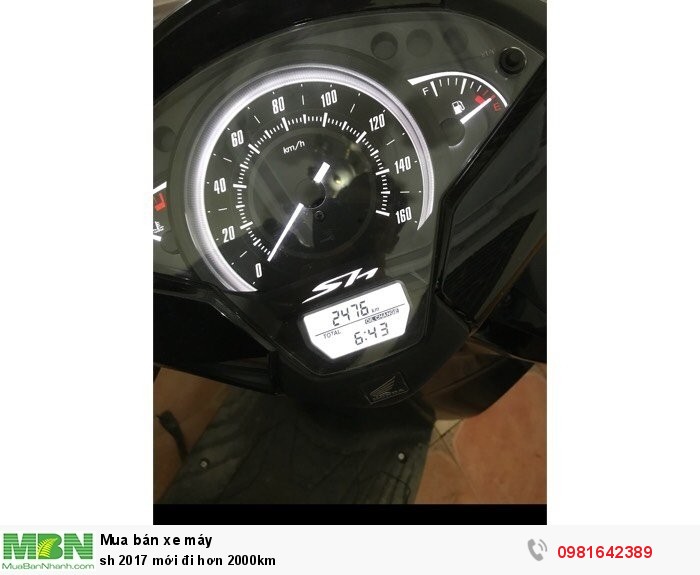 SH 2017 mới đi hơn 2000km