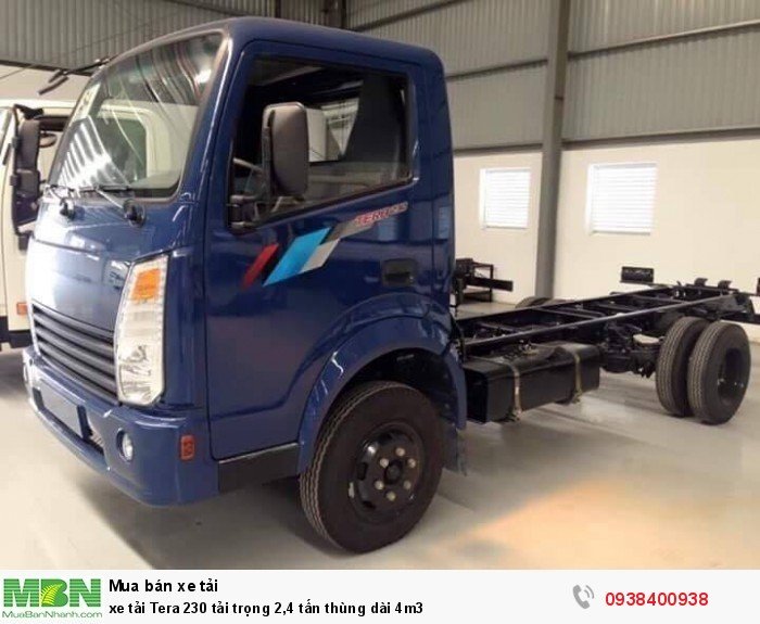 Xe tải Tera 230 tải trọng 2,4 tấn thùng dài 4m3