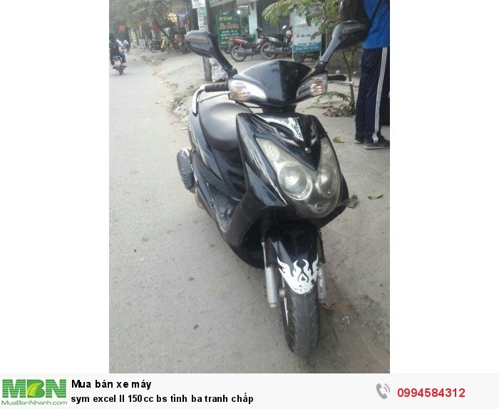 Sym Excel ll 150cc bs tỉnh ba tranh chấp