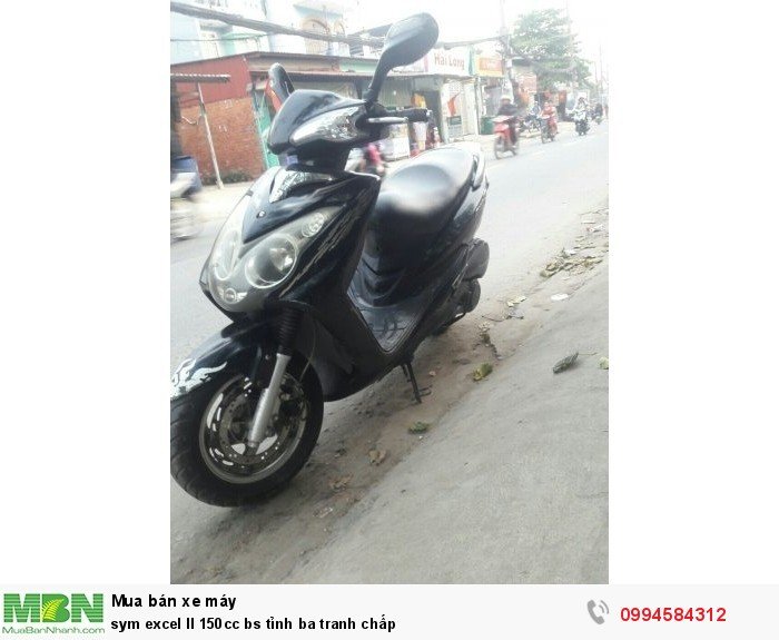 Sym Excel ll 150cc bs tỉnh ba tranh chấp