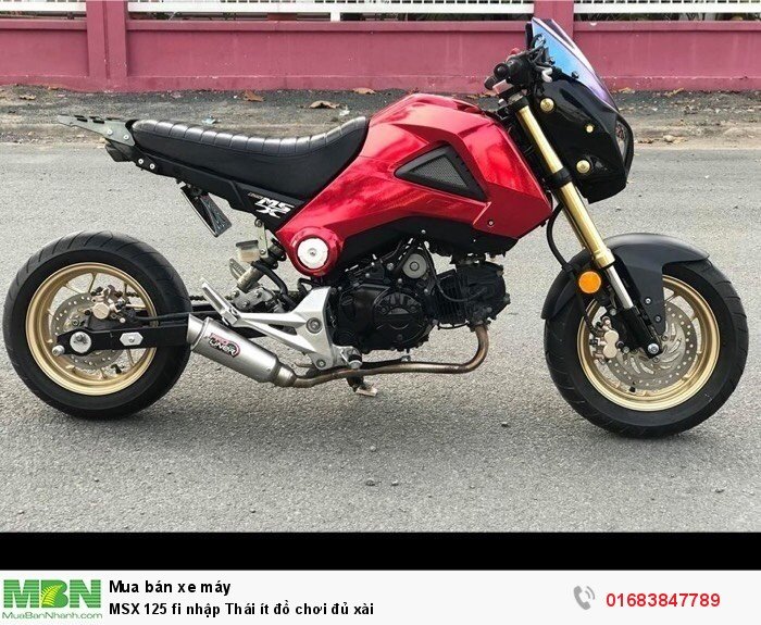 MSX 125 fi nhập Thái ít đồ chơi đủ xài