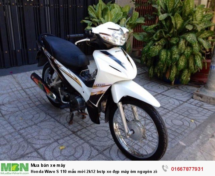 Honda Wave S 110 mẫu mới 2k12 bstp xe đẹp máy êm nguyên zin mới 95%