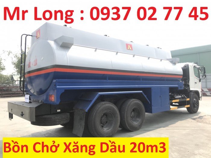 Xe HINO FL bồn chở xăng dầu 20 khối, HINO FL8JTSA chở xăng dầu , xe HINO chở xăng 20m3