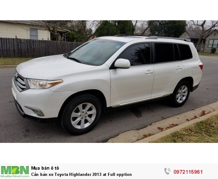 Cần bán xe Toyota Highlander 2013 at Full opption