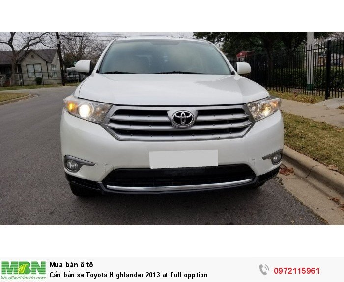 Cần bán xe Toyota Highlander 2013 at Full opption
