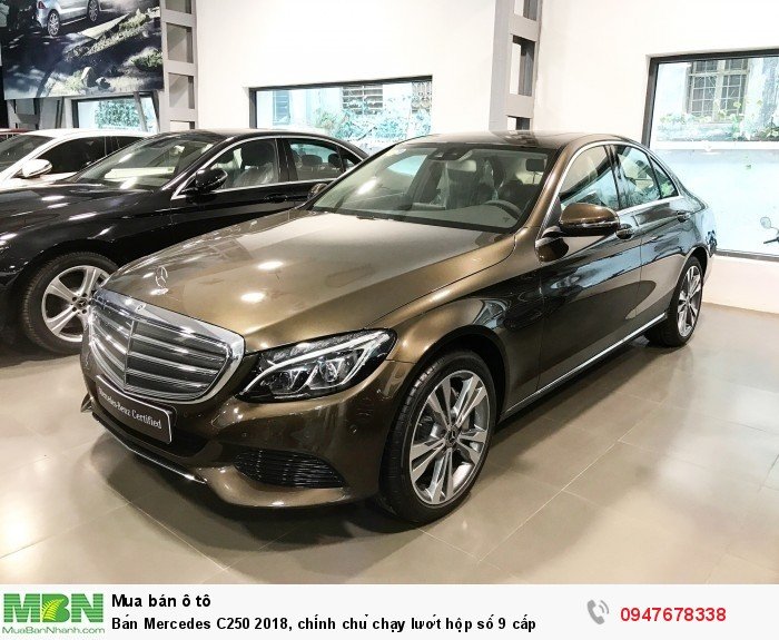 Bán Mercedes C250 2018, chính chủ chạy lướt hộp số 9 cấp