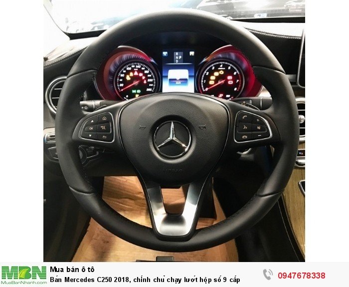 Bán Mercedes C250 2018, chính chủ chạy lướt hộp số 9 cấp