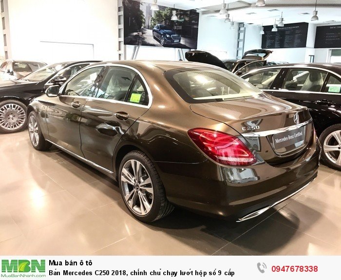 Bán Mercedes C250 2018, chính chủ chạy lướt hộp số 9 cấp