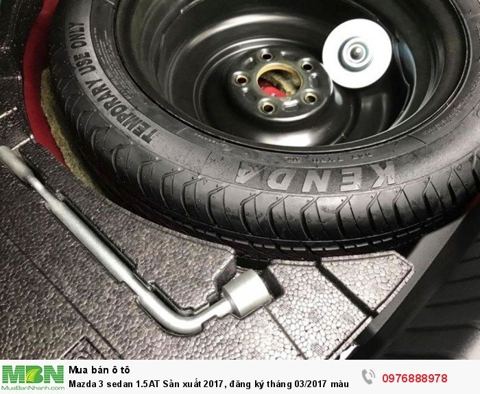 Mazda 3 sedan 1.5AT Sản xuất 2017, đăng ký tháng 03/2017 màu Đỏ