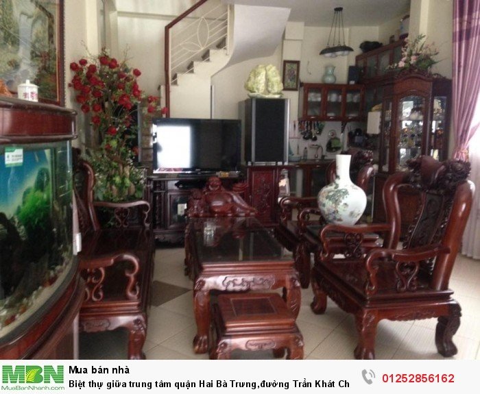 Biệt thự giữa trung tâm quận Hai Bà Trưng,đường Trần Khát Chân,DT 185m2