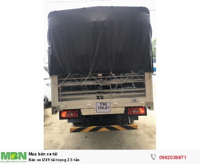 Bán xe IZ49 tải trọng 2.5 tấn