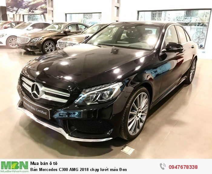 Bán Mercedes C300 AMG 2018 chạy lướt màu Đen