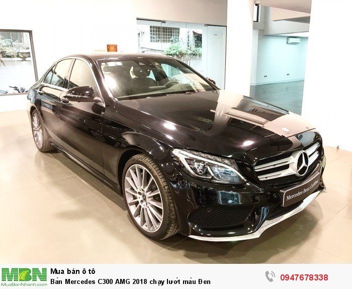 Bán Mercedes C300 AMG 2018 chạy lướt màu Đen