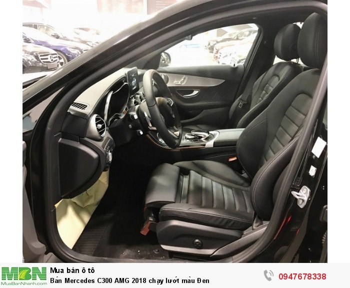Bán Mercedes C300 AMG 2018 chạy lướt màu Đen