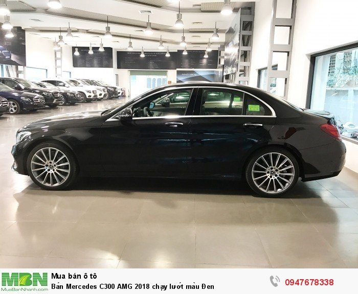 Bán Mercedes C300 AMG 2018 chạy lướt màu Đen
