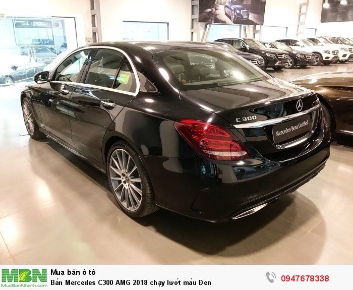 Bán Mercedes C300 AMG 2018 chạy lướt màu Đen