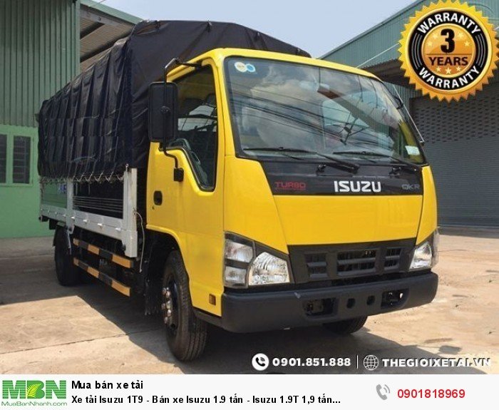 Xe tải Isuzu 1T9 - Bán xe Isuzu 1.9 tấn - Isuzu 1.9T 1,9 tấn QKR55H - Trả góp 90% toàn quốc