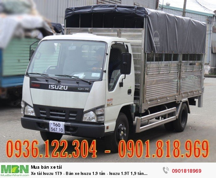 Xe tải Isuzu 1T9 - Bán xe Isuzu 1.9 tấn - Isuzu 1.9T 1,9 tấn QKR55H - Trả góp 90% toàn quốc