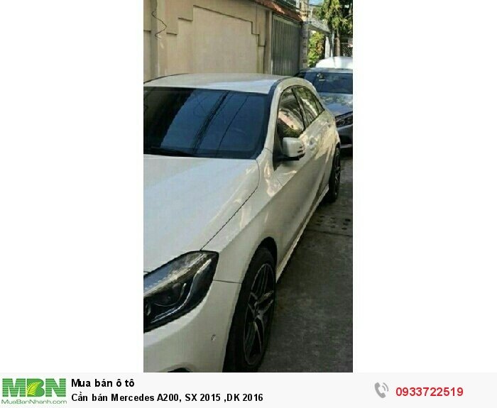 Cần bán Mercedes A200, SX 2015 ,DK 2016