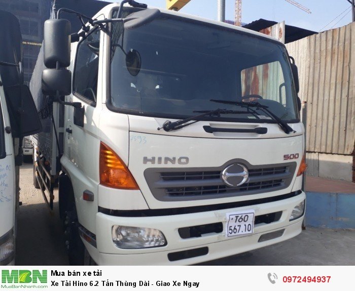 Xe Tải Hino 6.2 Tấn Thùng Dài - Giao Xe Ngay