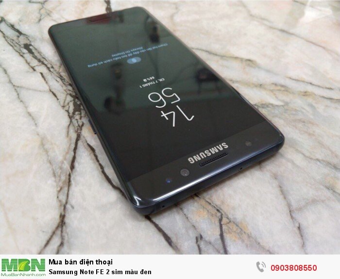 Samsung Note FE 2 sim màu đen4