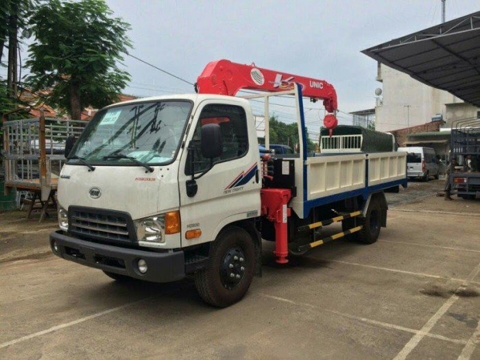 Bán xe tải Hyundai 8T HD800 gắn cẩu giao ngay