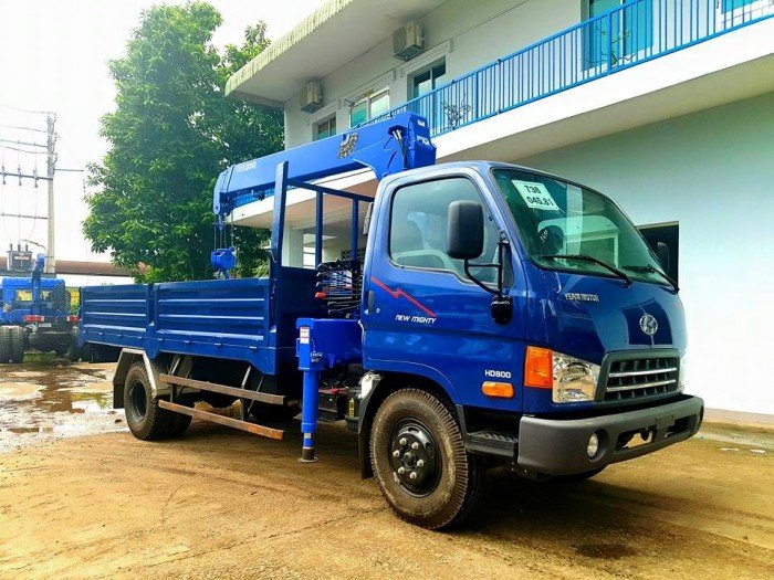 Bán xe tải Hyundai 8T HD800 gắn cẩu giao ngay