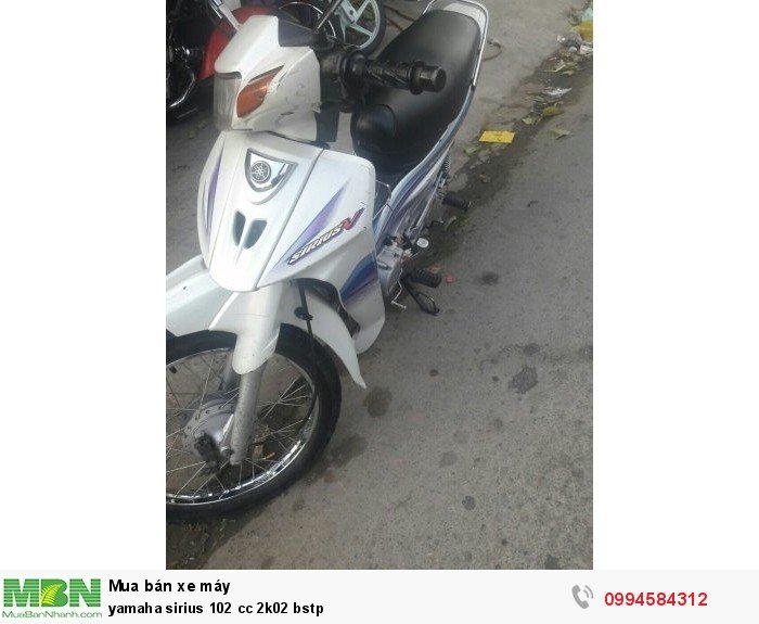 Yamaha sirius 102 cc 2k02 bstp