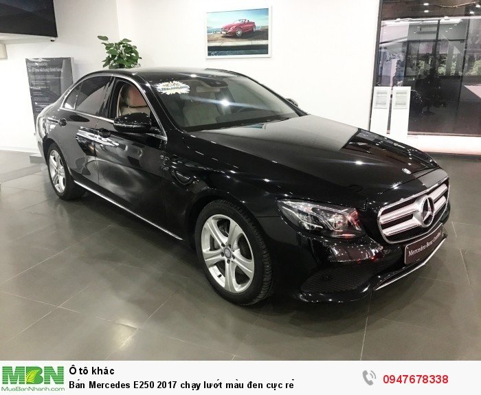 Bán Mercedes E250 2017 chạy lướt màu đen cực rẻ