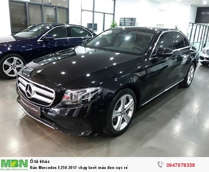Bán Mercedes E250 2017 chạy lướt màu đen cực rẻ