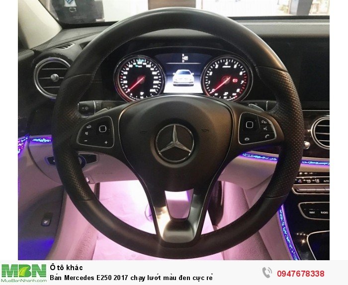 Bán Mercedes E250 2017 chạy lướt màu đen cực rẻ