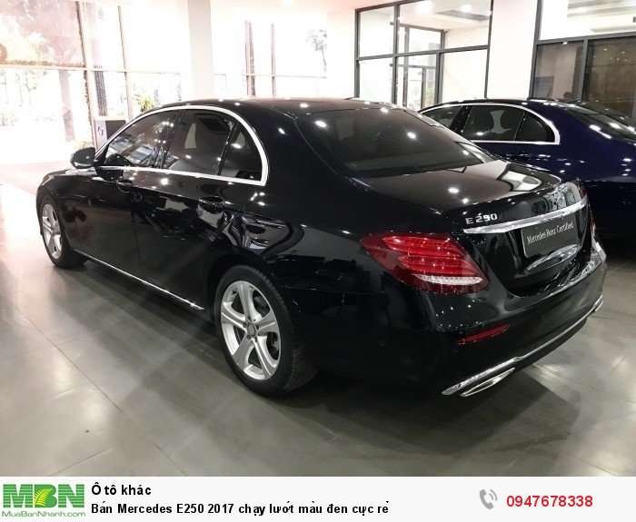 Bán Mercedes E250 2017 chạy lướt màu đen cực rẻ