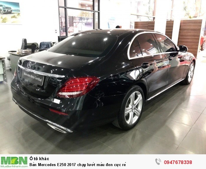 Bán Mercedes E250 2017 chạy lướt màu đen cực rẻ