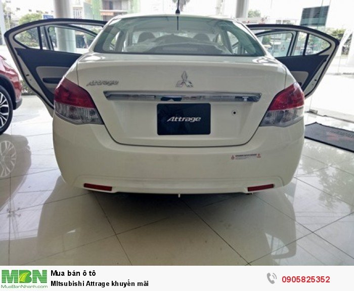 Mitsubishi Attrage khuyến mãi