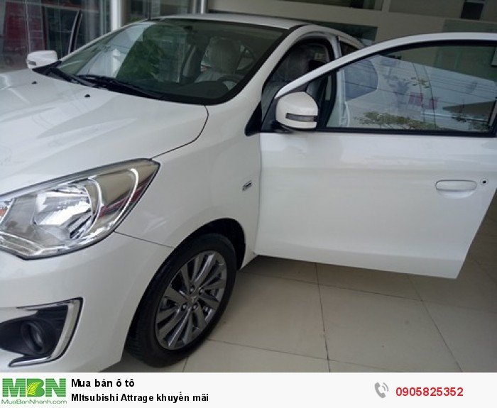Mitsubishi Attrage khuyến mãi
