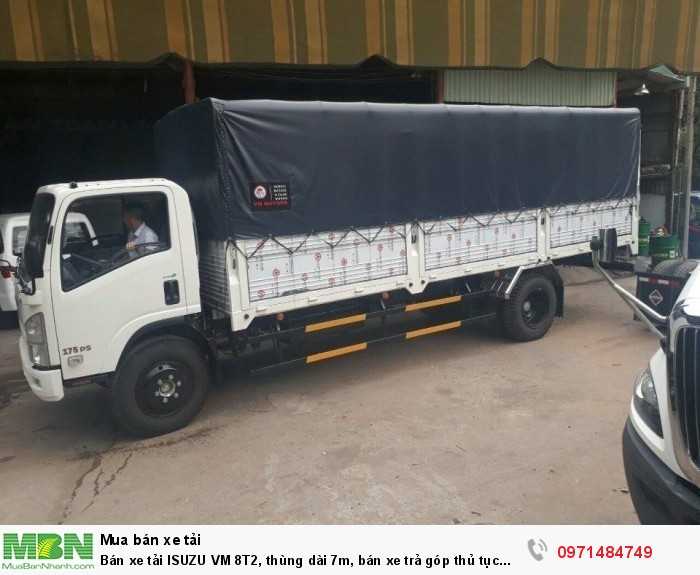 Bán xe tải ISUZU VM 8T2, thùng dài 7m, bán xe trả góp thủ tục nhanh, giao xe ngay!