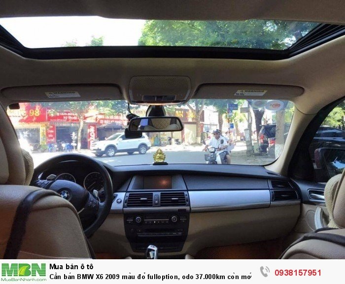 Cần bán BMW X6 2009 màu đỏ fulloption, odo 37.000km còn mới toanh
