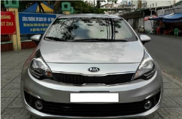 Bán xe Kia Rio 2016 at xám bạc mới king kít đúng một chủ.