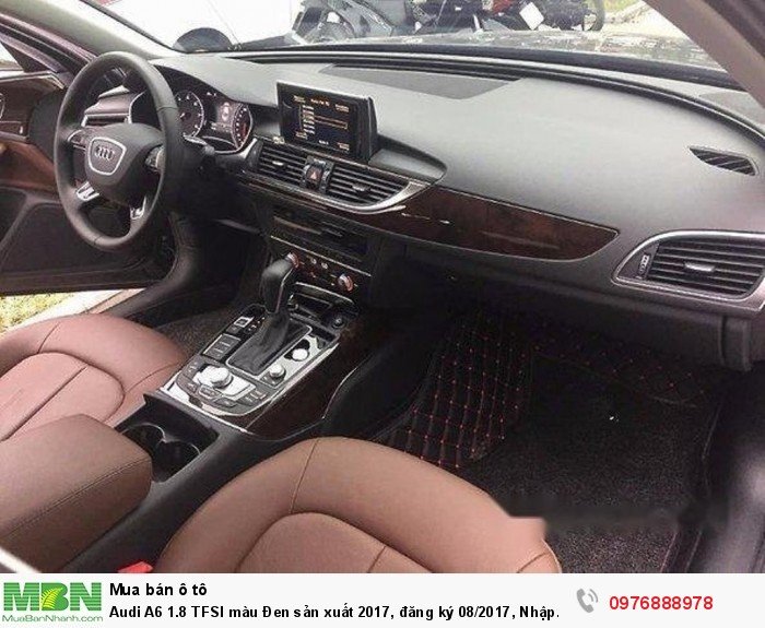 Audi A6 1.8 TFSI màu Đen sản xuất 2017, đăng ký 08/2017, Nhập Khẩu