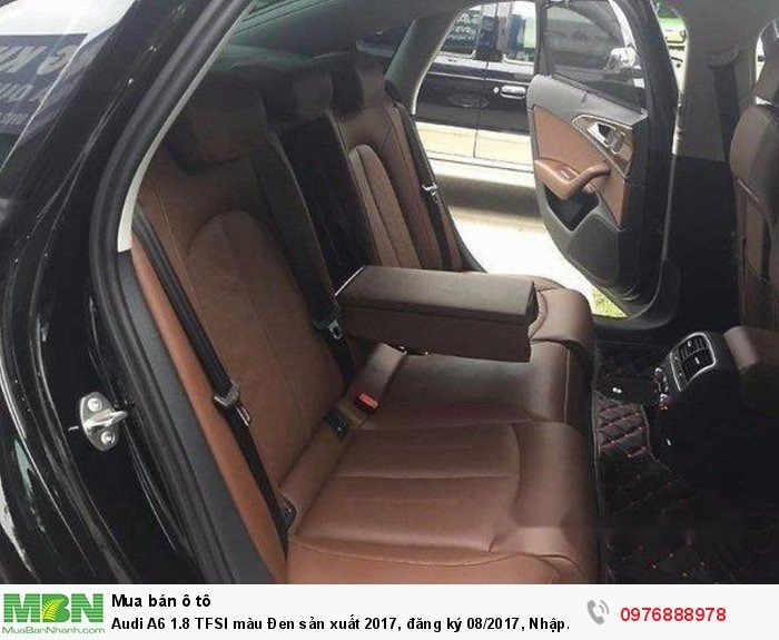 Audi A6 1.8 TFSI màu Đen sản xuất 2017, đăng ký 08/2017, Nhập Khẩu