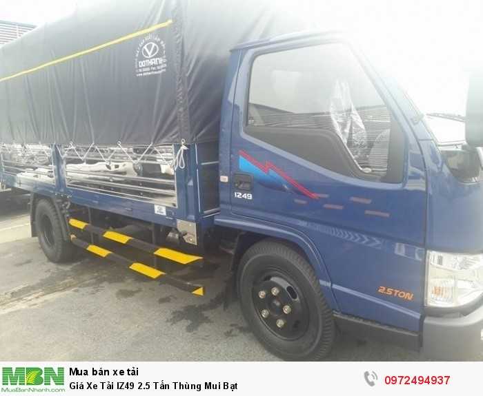 Giá Xe Tải IZ49 2.5 Tấn Thùng Mui Bạt