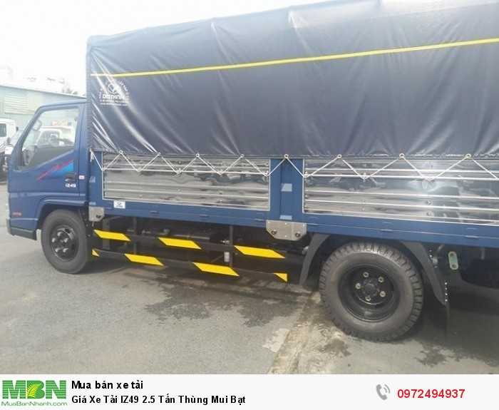 Giá Xe Tải IZ49 2.5 Tấn Thùng Mui Bạt